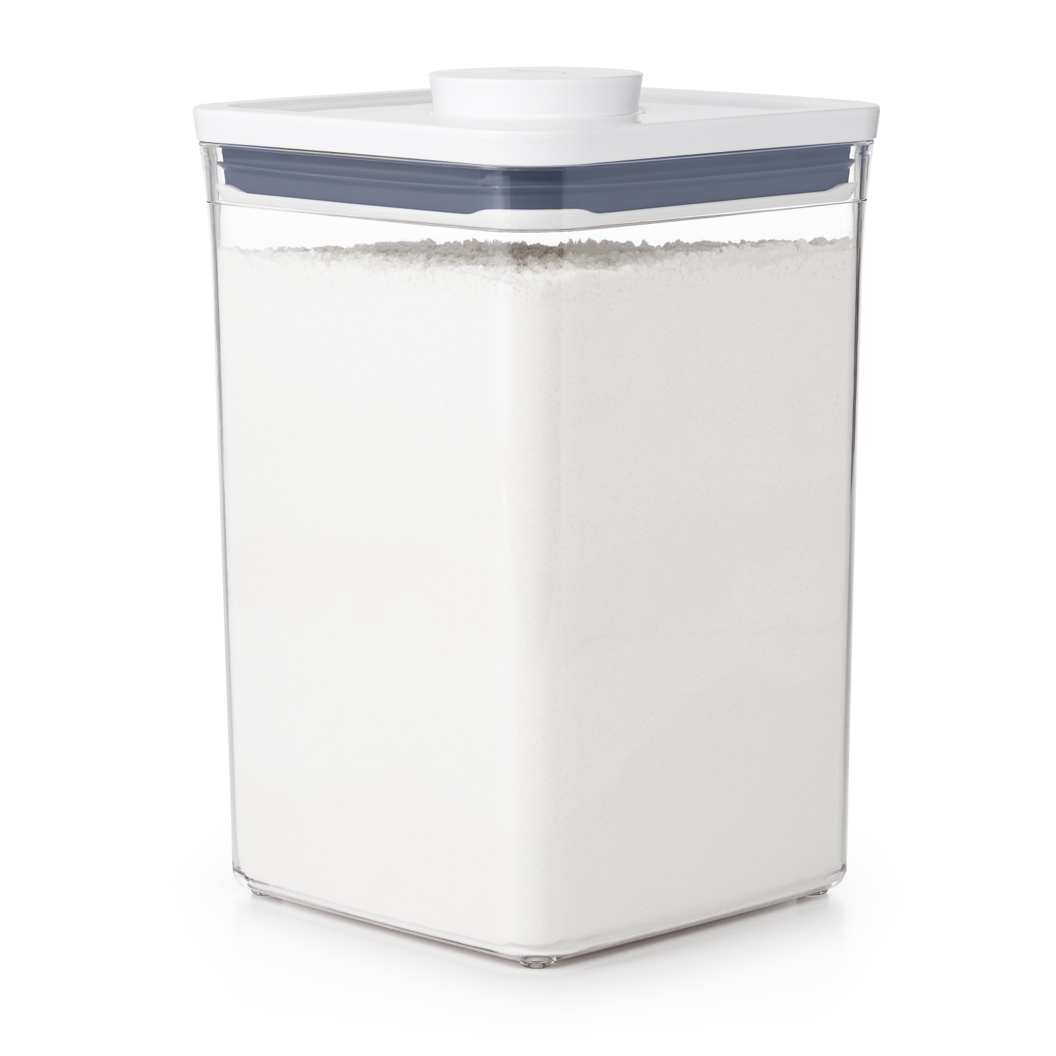 slide 1 of 1, OXO POP 4.4qt Plastic Big Square Airtight Food Storage Container Clear, 4.4 qt