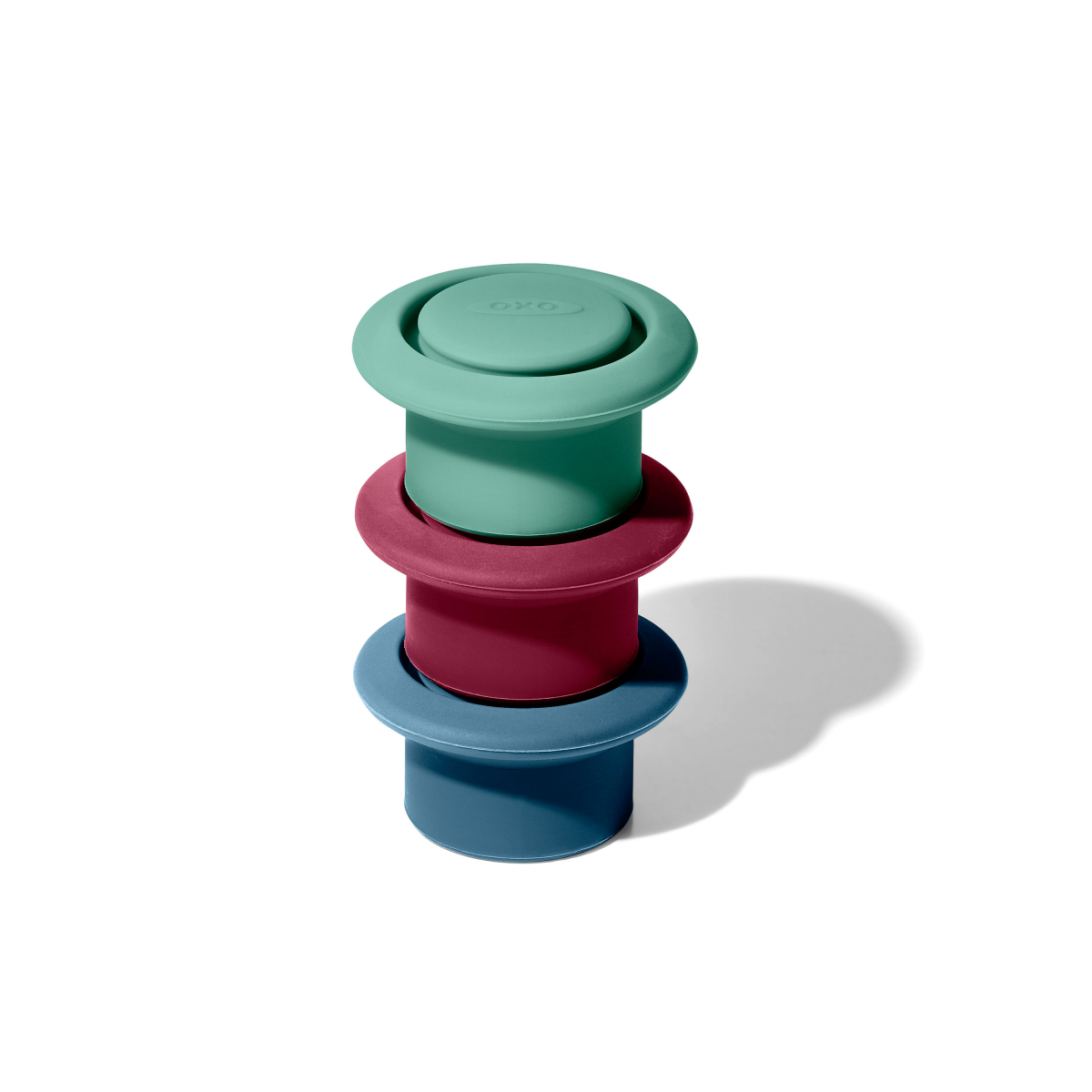 slide 4 of 9, OXO Soft Works Silicone Wine Stoppers, 1 ct