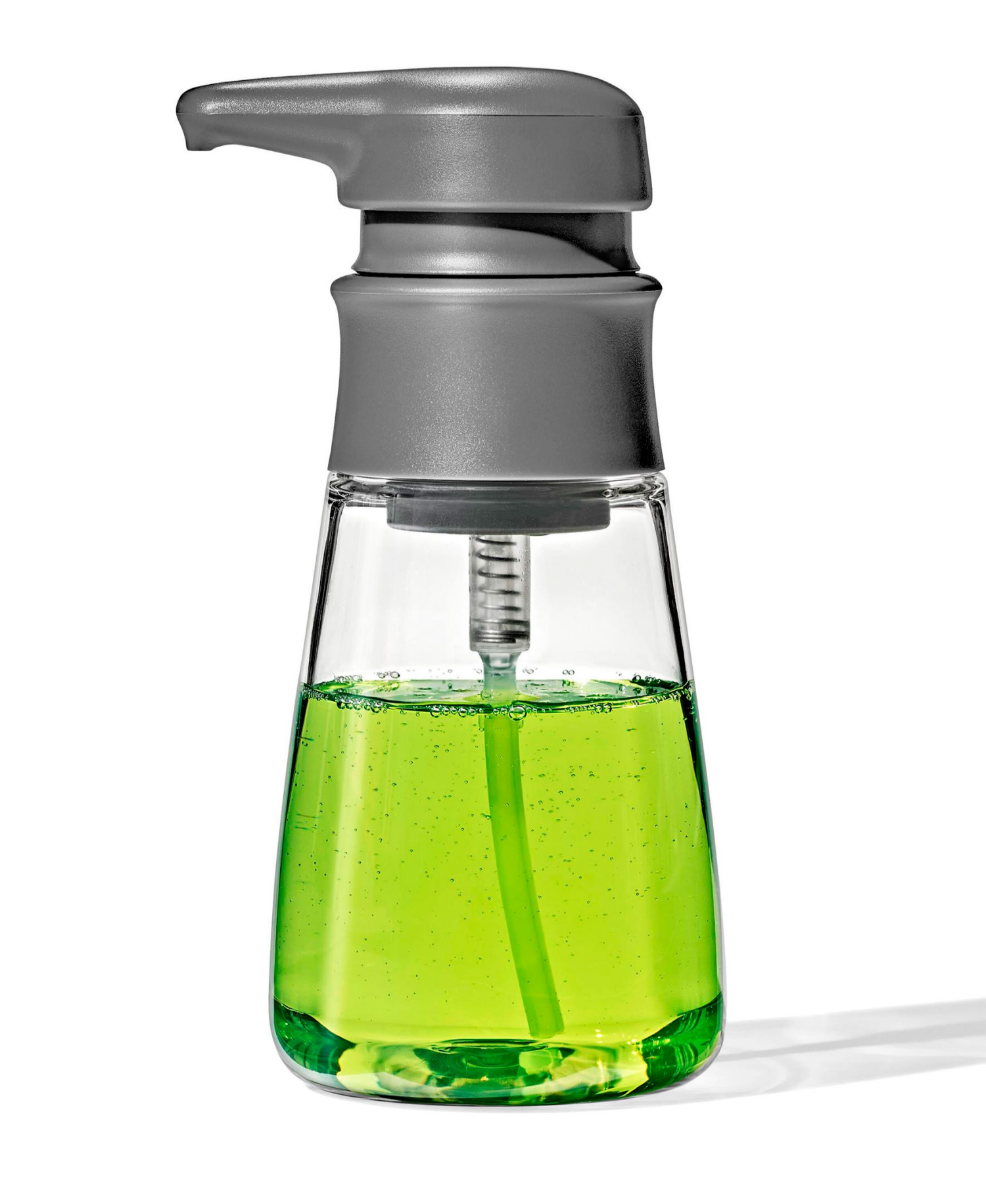 slide 1 of 2, OXO 10oz Soap Dispenser Gray, 10 oz