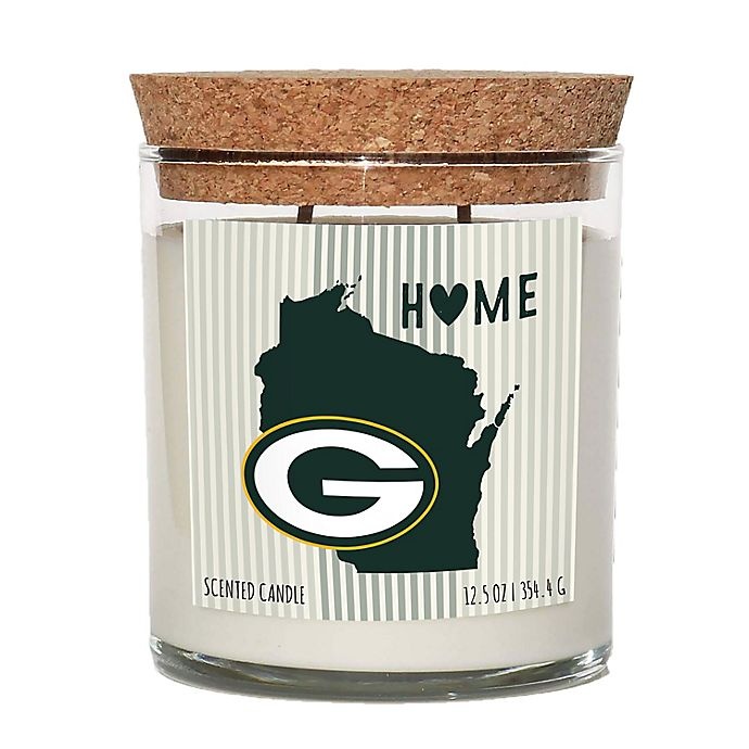 NFL Green Bay Packers Home State Amber Musk Jar Candle 11 oz
