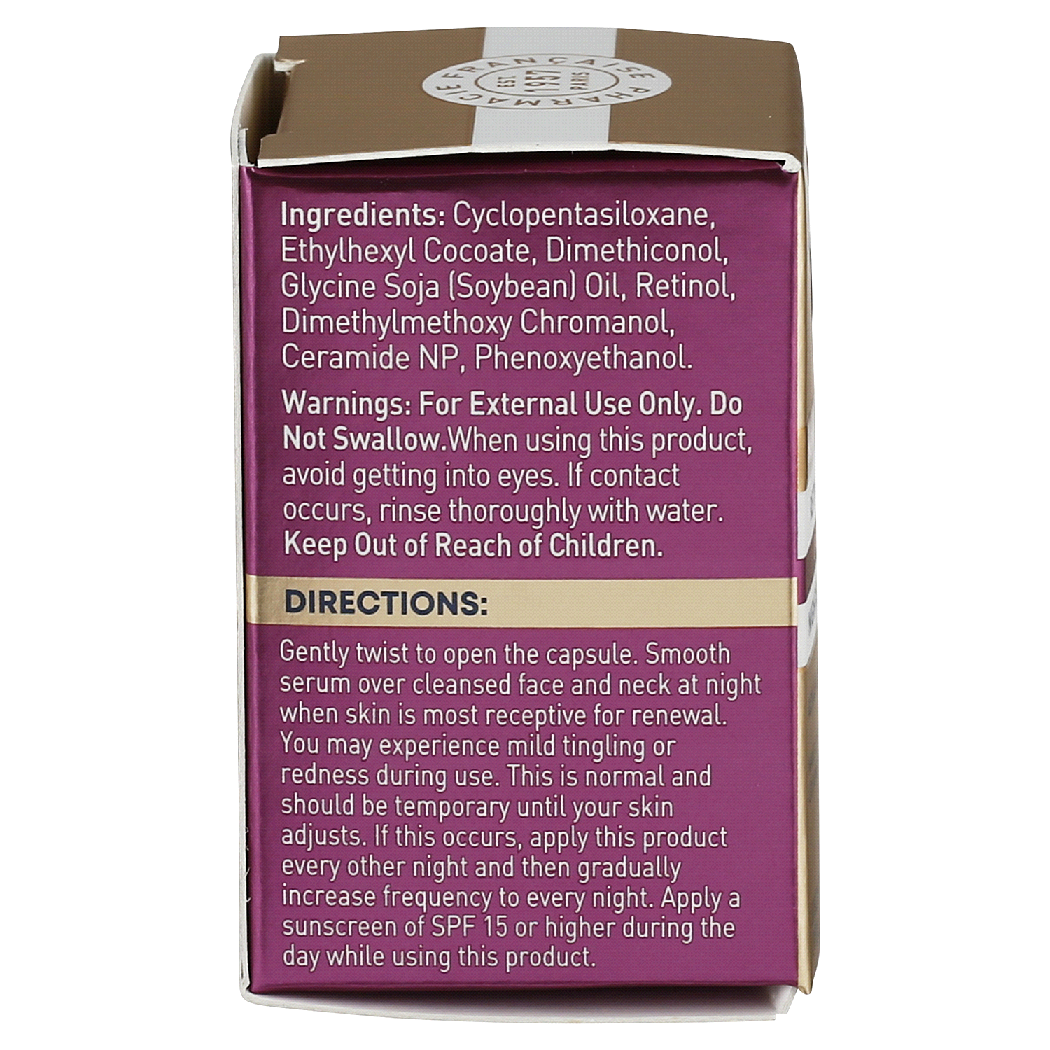 slide 2 of 2, RoC Retinol Correxion Line Smoothing Night Serum Capsules, 10 ct