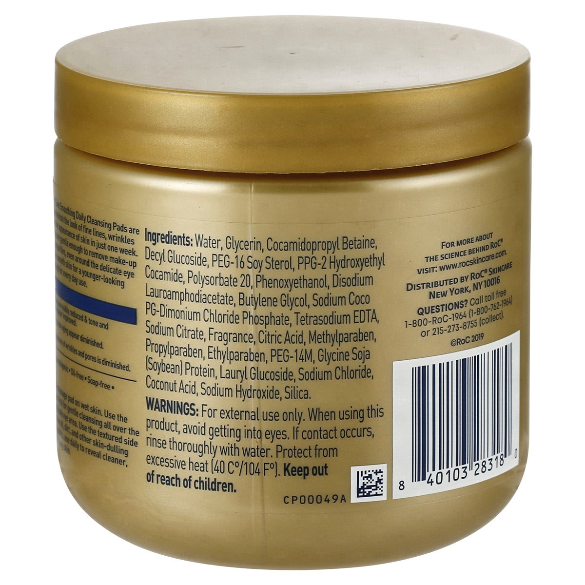 slide 2 of 2, RoC Line Smoothing Daily Cleansing Pads 28 Each, 28 ct