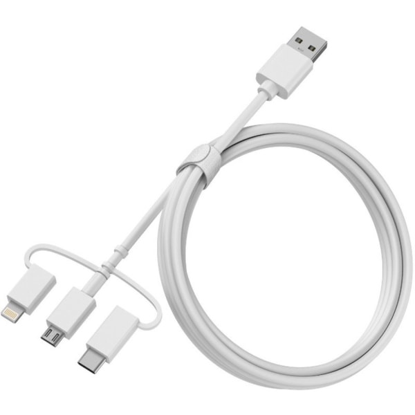 slide 5 of 6, Otterbox 5000Mah Power Bank - For Usb Type A Device, Micro Usb Device, Usb Type C Device, Lighting Equipment - 5000 Mah - 3 A - 5 V Dc Output - 5 V Input - White, 1 ct