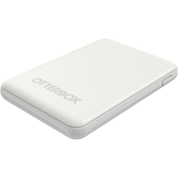 slide 2 of 6, Otterbox 5000Mah Power Bank - For Usb Type A Device, Micro Usb Device, Usb Type C Device, Lighting Equipment - 5000 Mah - 3 A - 5 V Dc Output - 5 V Input - White, 1 ct