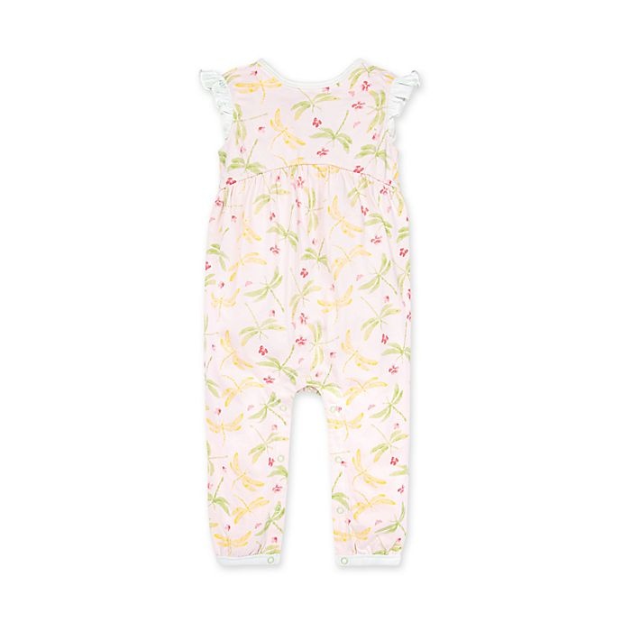 slide 1 of 2, Burt's Bees Baby Dragonfly Life Sleeveless Jumpsuit - Pink, 1 ct