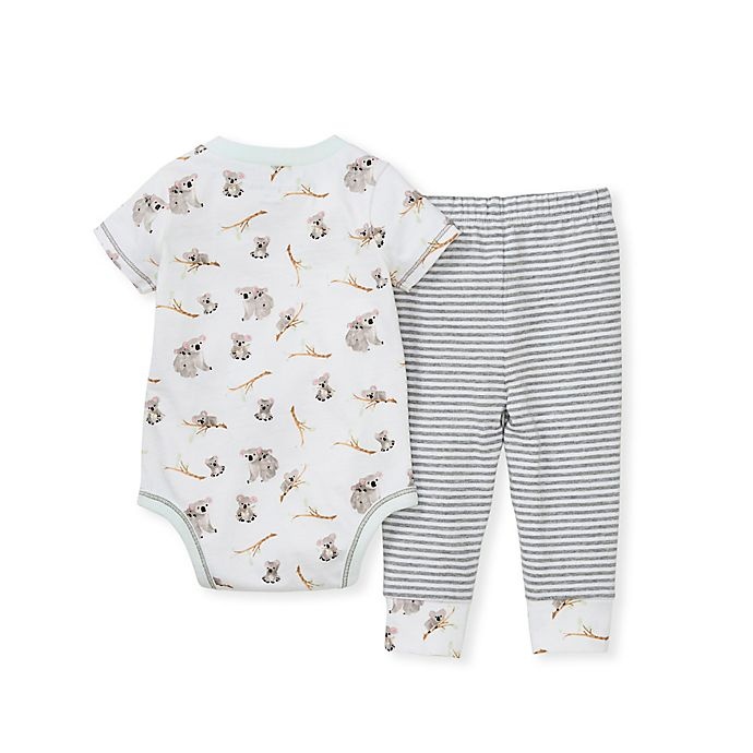 slide 2 of 2, Burt's Bees Baby Preemie Perfectly Koalafied Bodysuit and Pant Set, 2 ct