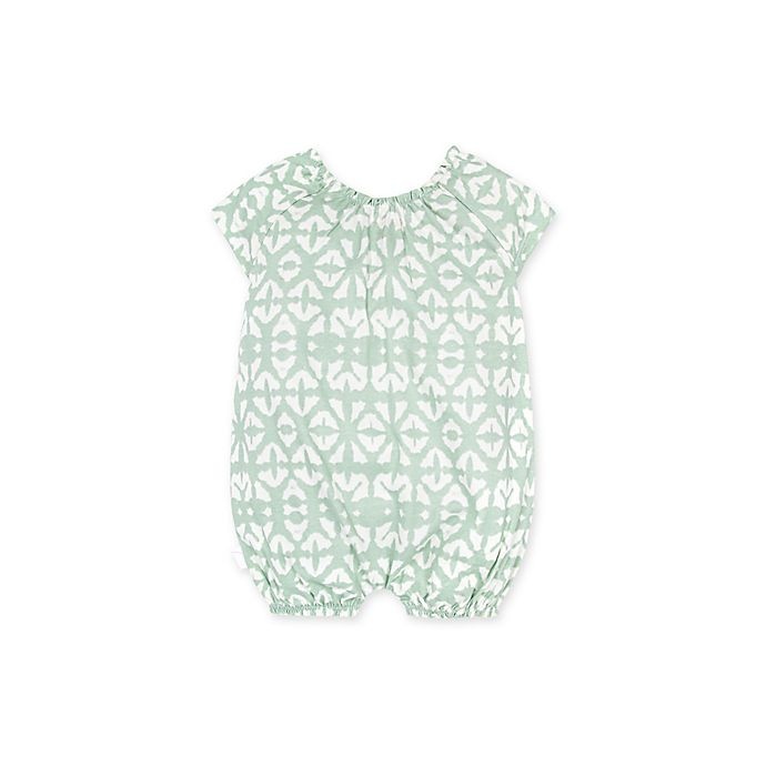 slide 2 of 3, Burt's Bees Baby Green Chevron Bubble Romper, 1 ct