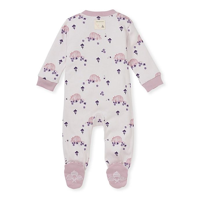 slide 2 of 2, Burt's Bees Baby Newborn Happy Armadillo Sleep & Play Footie - Lilac, 1 ct