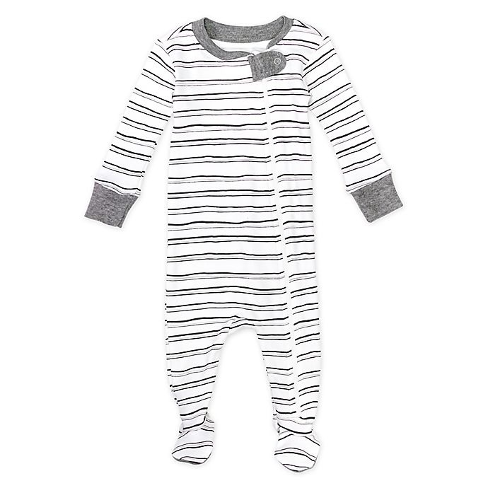 slide 2 of 3, The Honest Company Newborn Words Organic Cotton Sleep & Play Footies, 2 ct