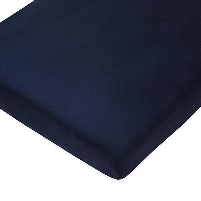 slide 3 of 3, The Honest Company Organic Cotton Fitted Crib Sheets - Blue/Light Blue, 2 ct