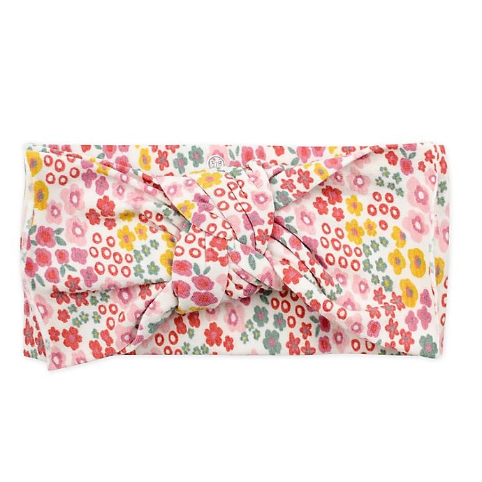 slide 2 of 5, The Honest Company Newborn Meadow Floral Top, Pant and Headband Set - Blush, 3 ct