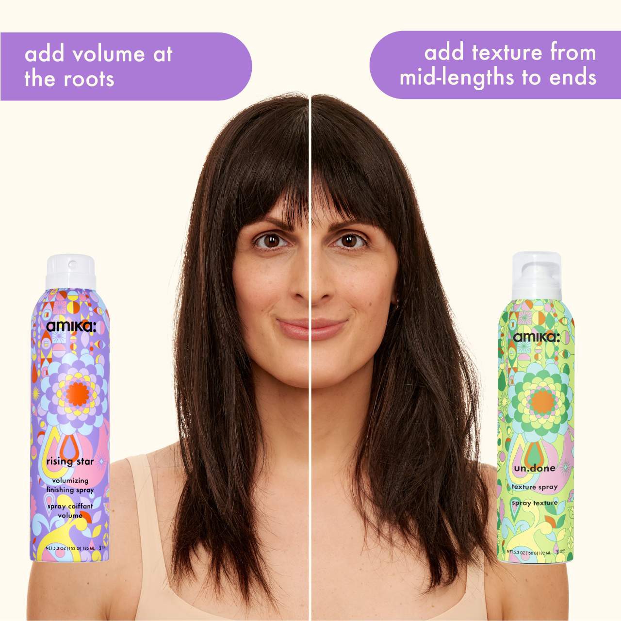 slide 4 of 9, amika Un.Done Texture Spray 5.3 oz / 192 mL,