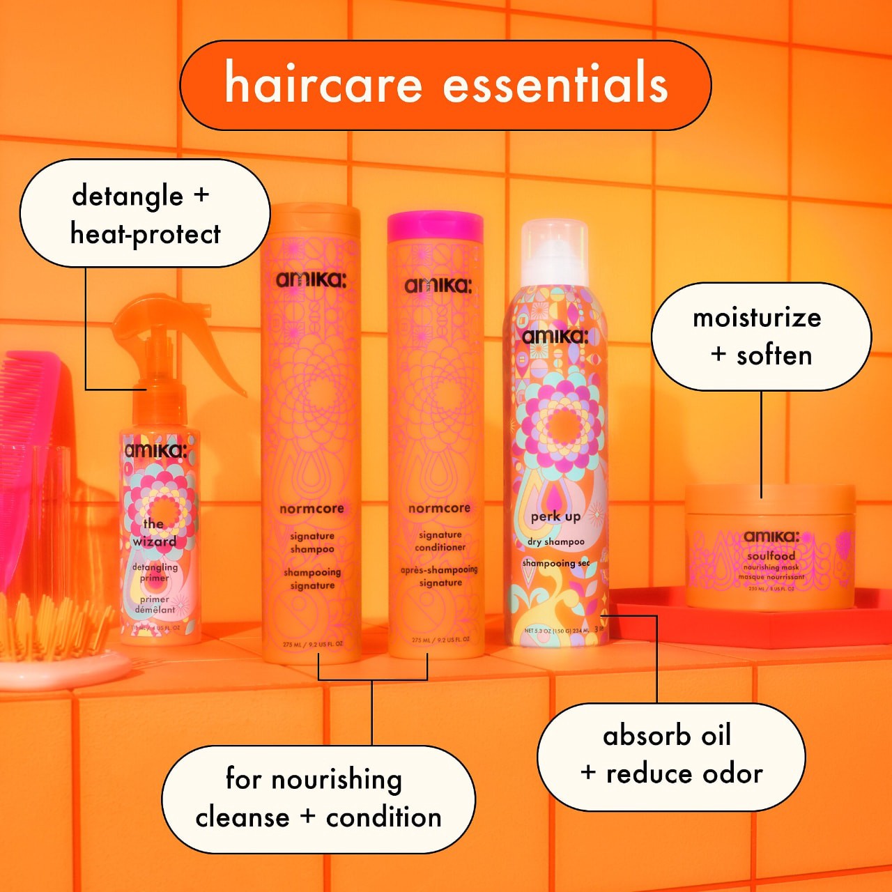 slide 9 of 10, amika Soulfood Nourishing Hair Mask 8 oz/ 250 mL, 