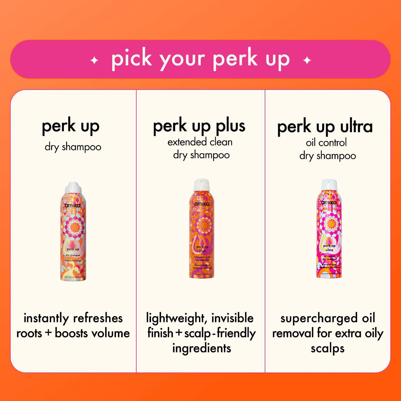 slide 10 of 12, amika Perk Up Plus Extended Clean Dry Shampoo 5.3 oz / 200 mL,