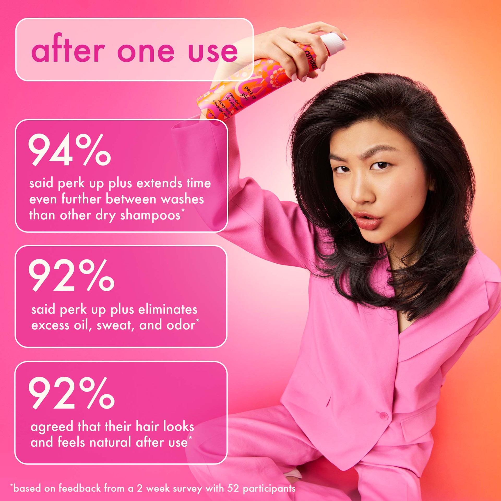 slide 4 of 13, amika Mini Perk Up Plus Extended Clean Dry Shampoo 1.8 oz / 68 mL,