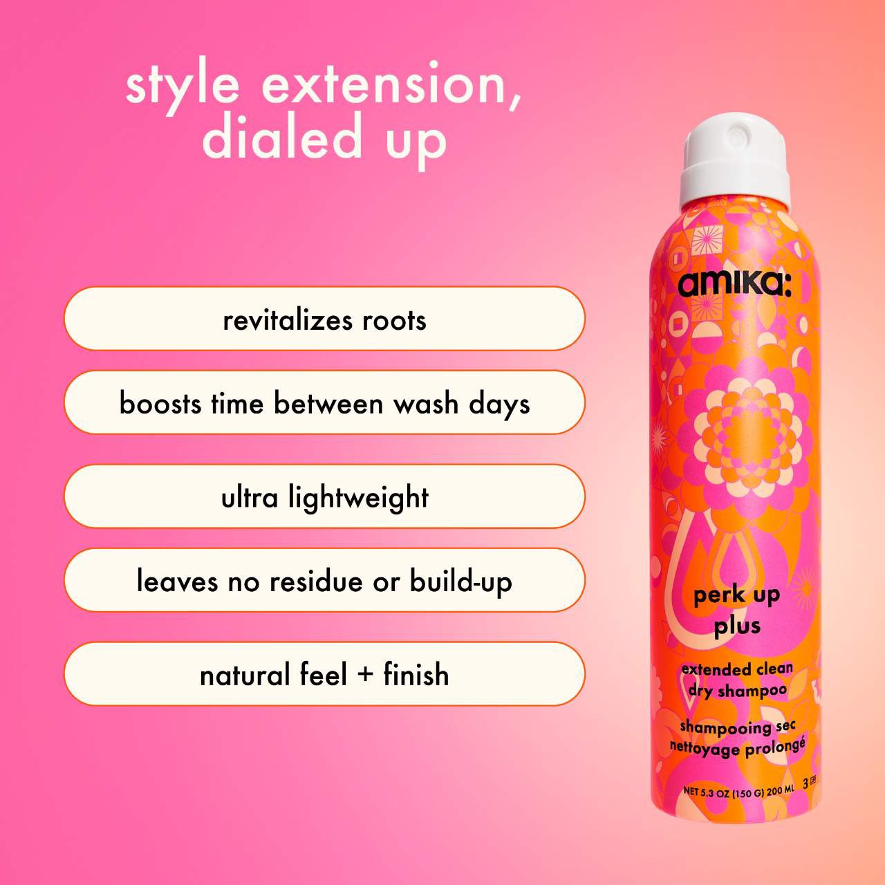 slide 2 of 13, amika Mini Perk Up Plus Extended Clean Dry Shampoo 1.8 oz / 68 mL,