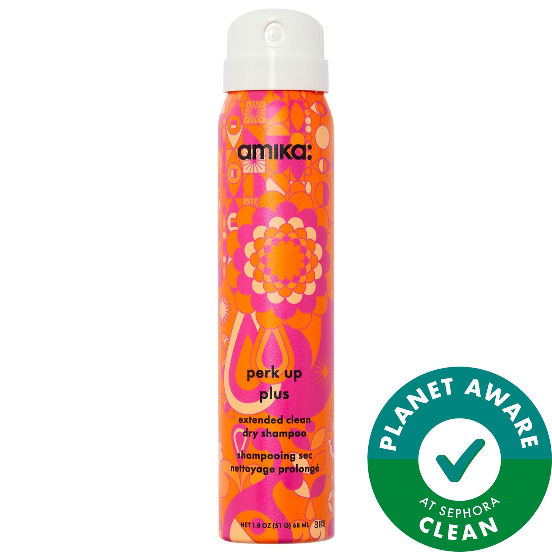 slide 1 of 13, amika Mini Perk Up Plus Extended Clean Dry Shampoo 1.8 oz / 68 mL,