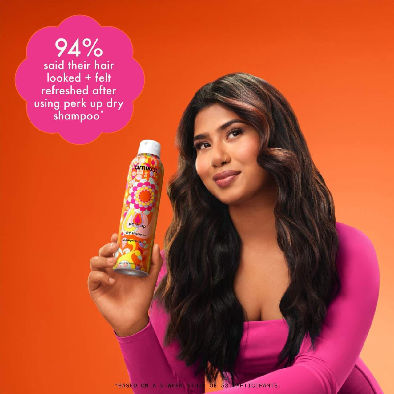 slide 4 of 7, amika Perk Up Talc-Free Dry Shampoo 5.3 oz / 189 mL,