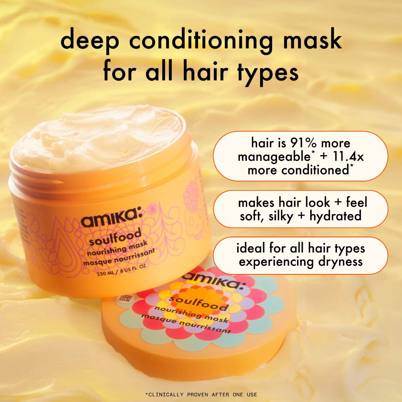 slide 6 of 11, amika Mini Soulfood Nourishing Mask 3.3 oz / 100 ml, 