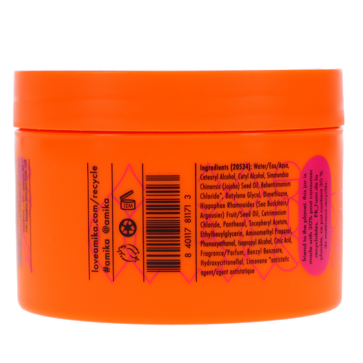 slide 2 of 2, amika Masque nourrissant pour les cheveux Soulfood 8 oz / 250 mL, 8 oz / 250 ml