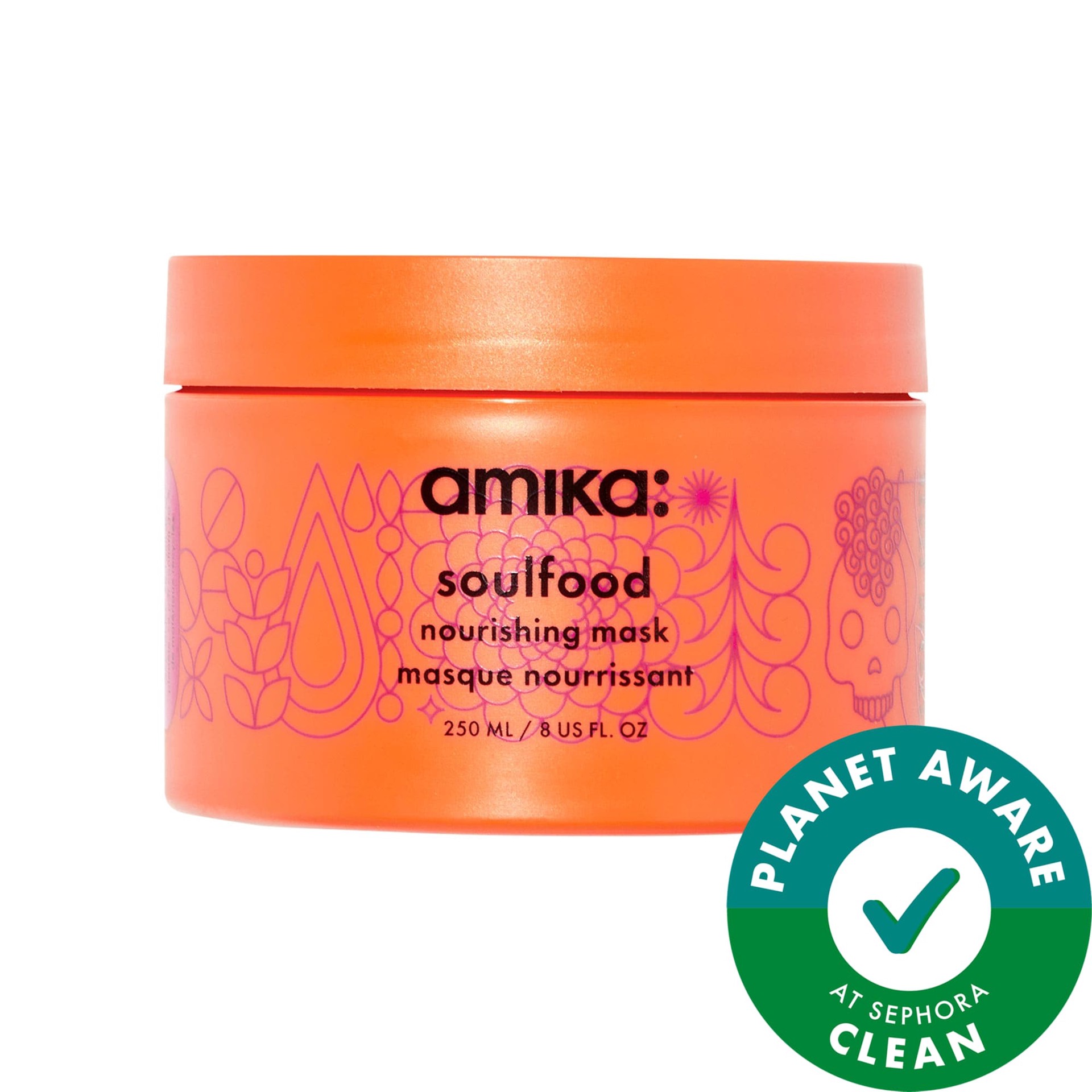 slide 1 of 11, amika Soulfood Nourishing Hair Mask 8 oz / 250 mL, 
