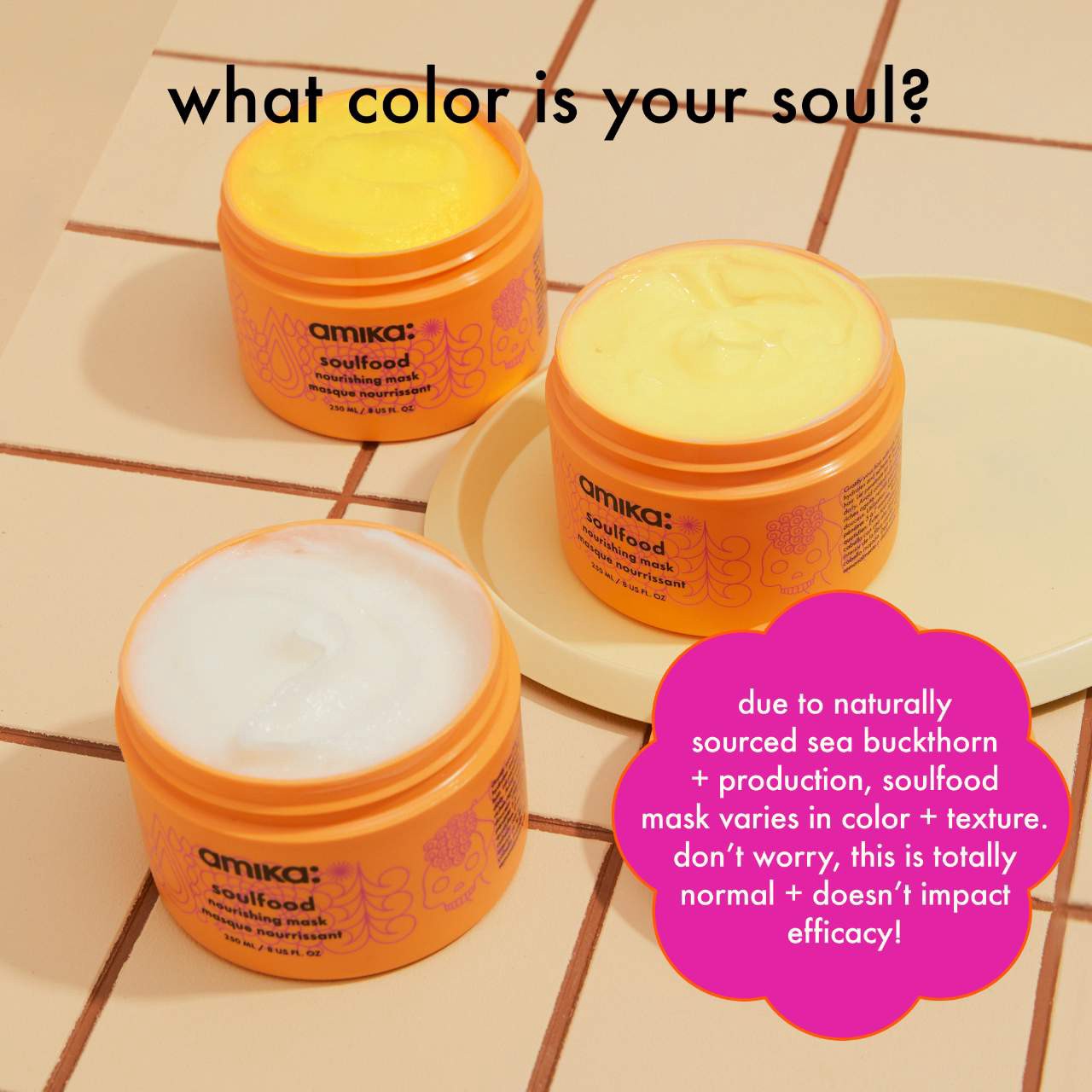 slide 8 of 11, amika Soulfood Nourishing Hair Mask 8 oz / 250 mL, 