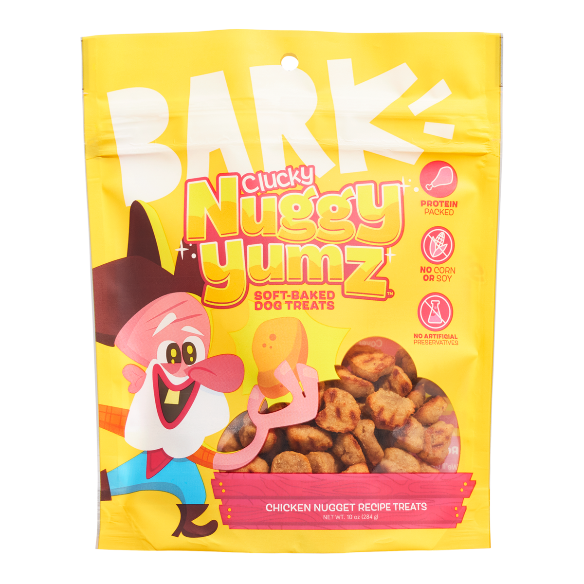 slide 1 of 1, BARK Nuggy Yumz Chicken Flavor Dog Treats - 10oz, 10 oz