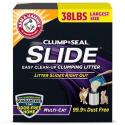 Arm & Hammer Slide Easy Clean Up Multi-Cat Clumping Litter - 38lbs