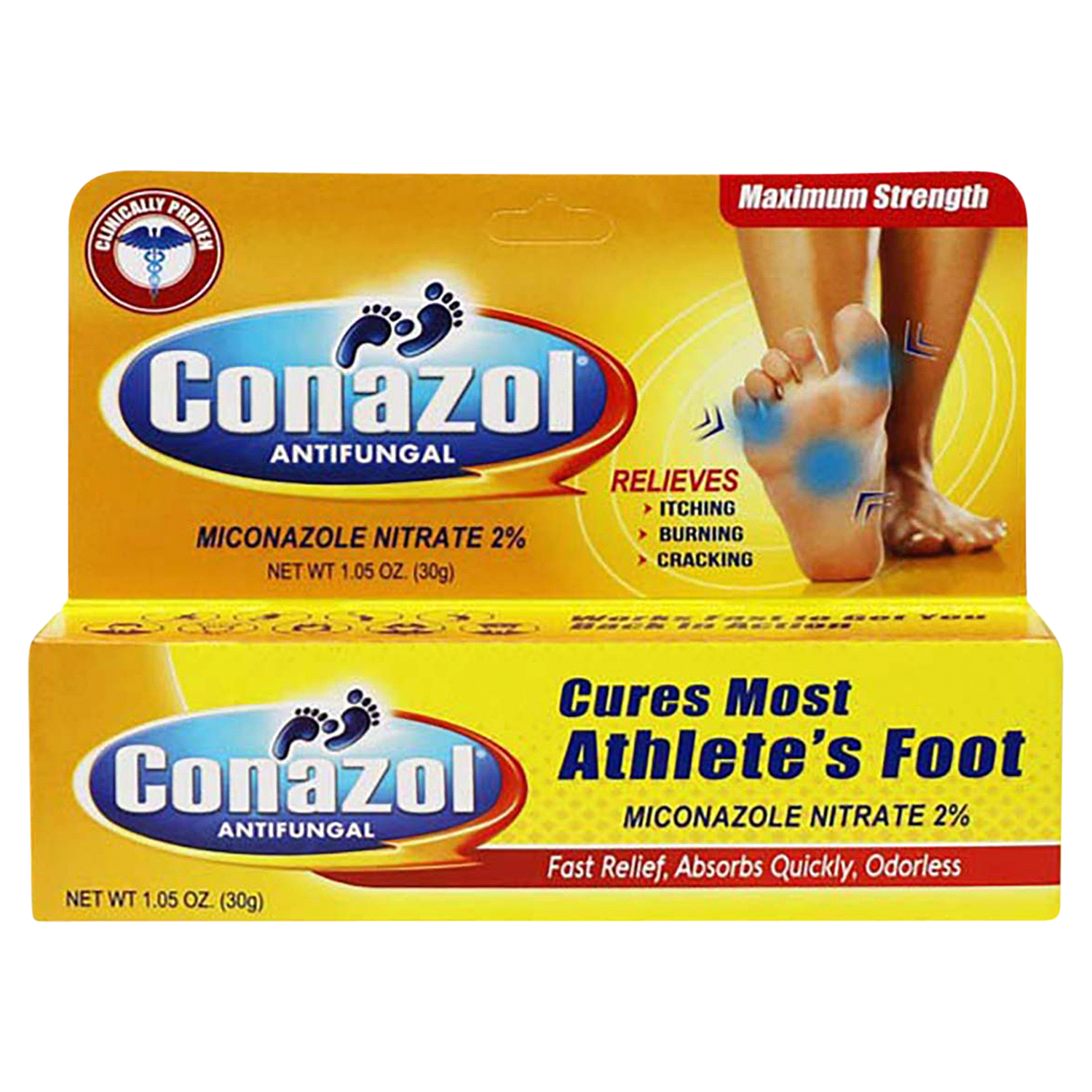 slide 1 of 2, Conazol AntiFungal 2% Cream, 1.05 oz