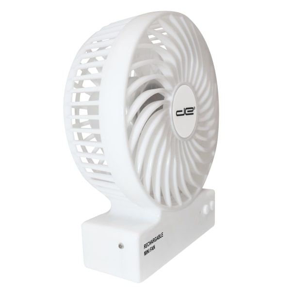 slide 4 of 5, Digital Energy Portable Mini Usb Fan, 5-1/8"H X 2"W, White, 1 ct