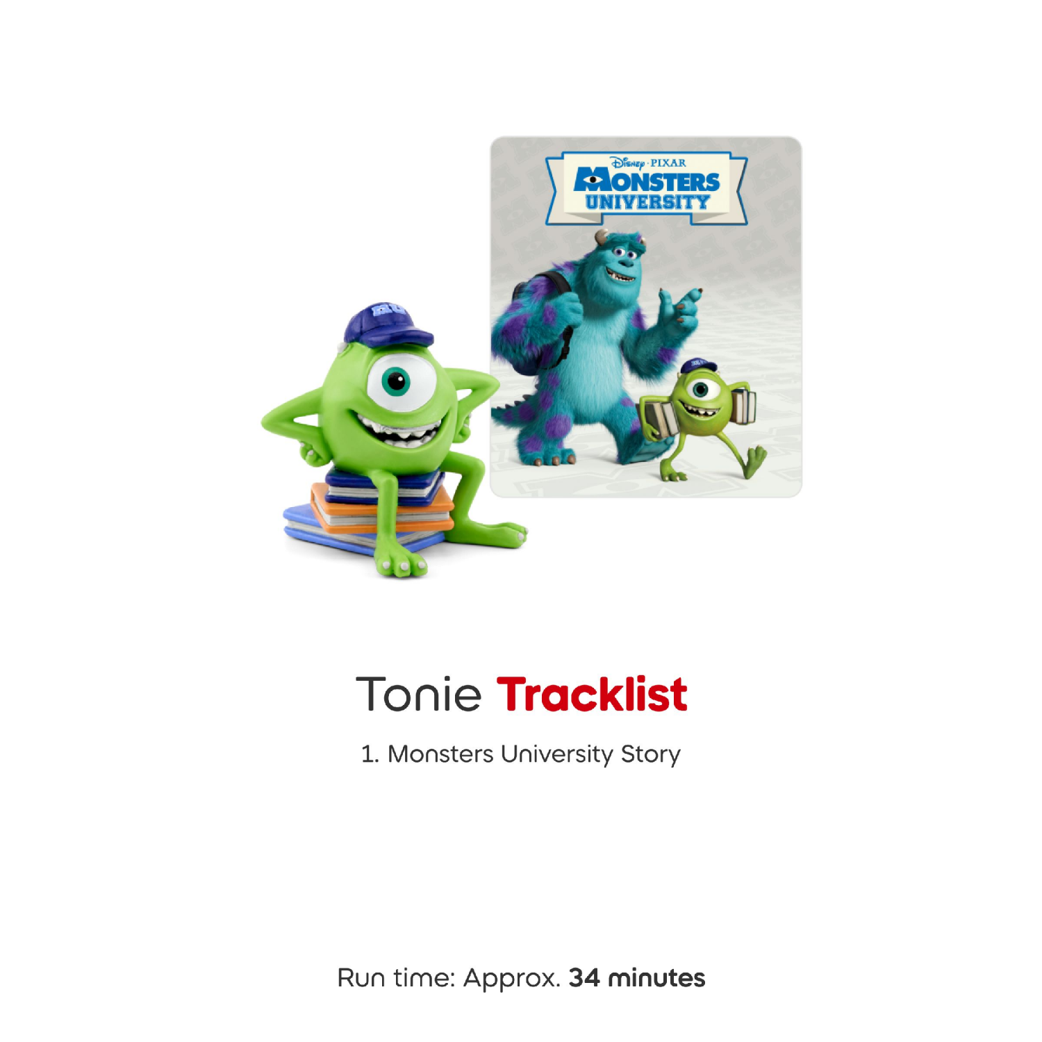 slide 6 of 6, tonies Disney Pixar Monsters University Tonie Figurine, 1 ct
