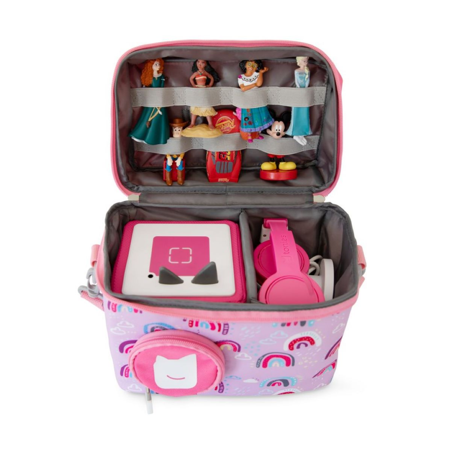 slide 2 of 3, Tonies Carry Bag - Pink, 1 ct