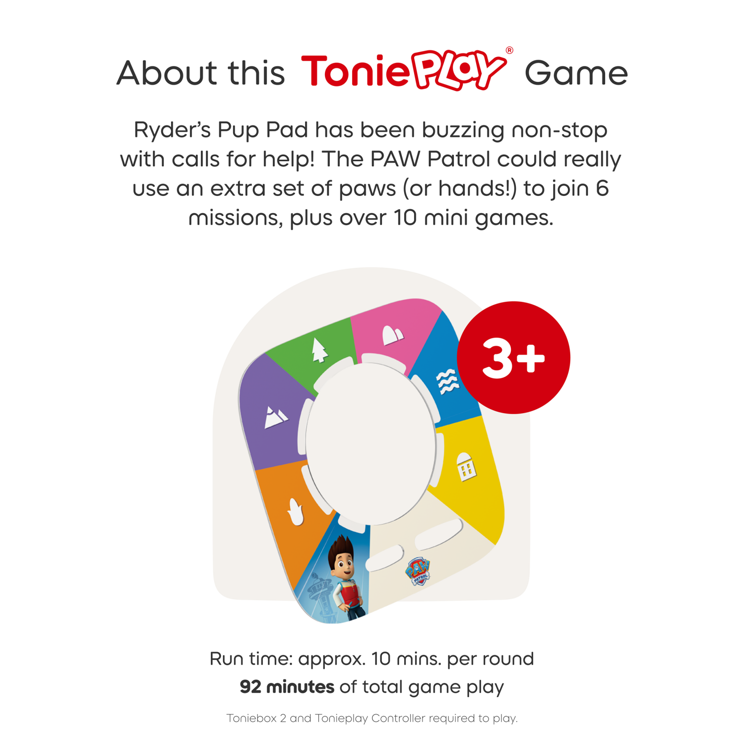 slide 5 of 7, tonies Tonieplay PAW Patrol: Adventure Bay Rescue Heroes Game: Creative Learning Electronic Storybook, 1 ct