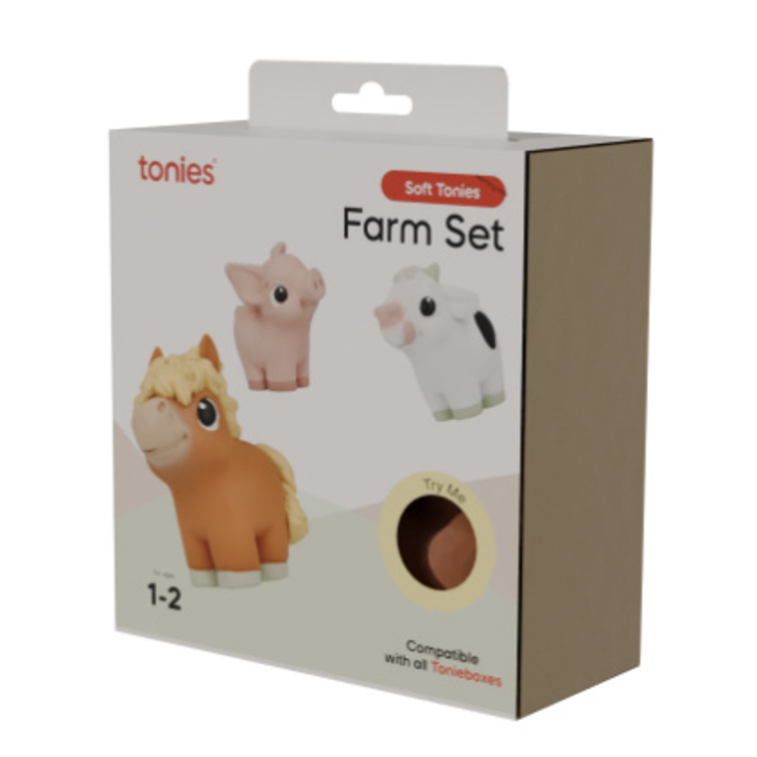slide 1 of 1, My First Tonies Farm Set - Cow, Pig and Horse, 1 ct