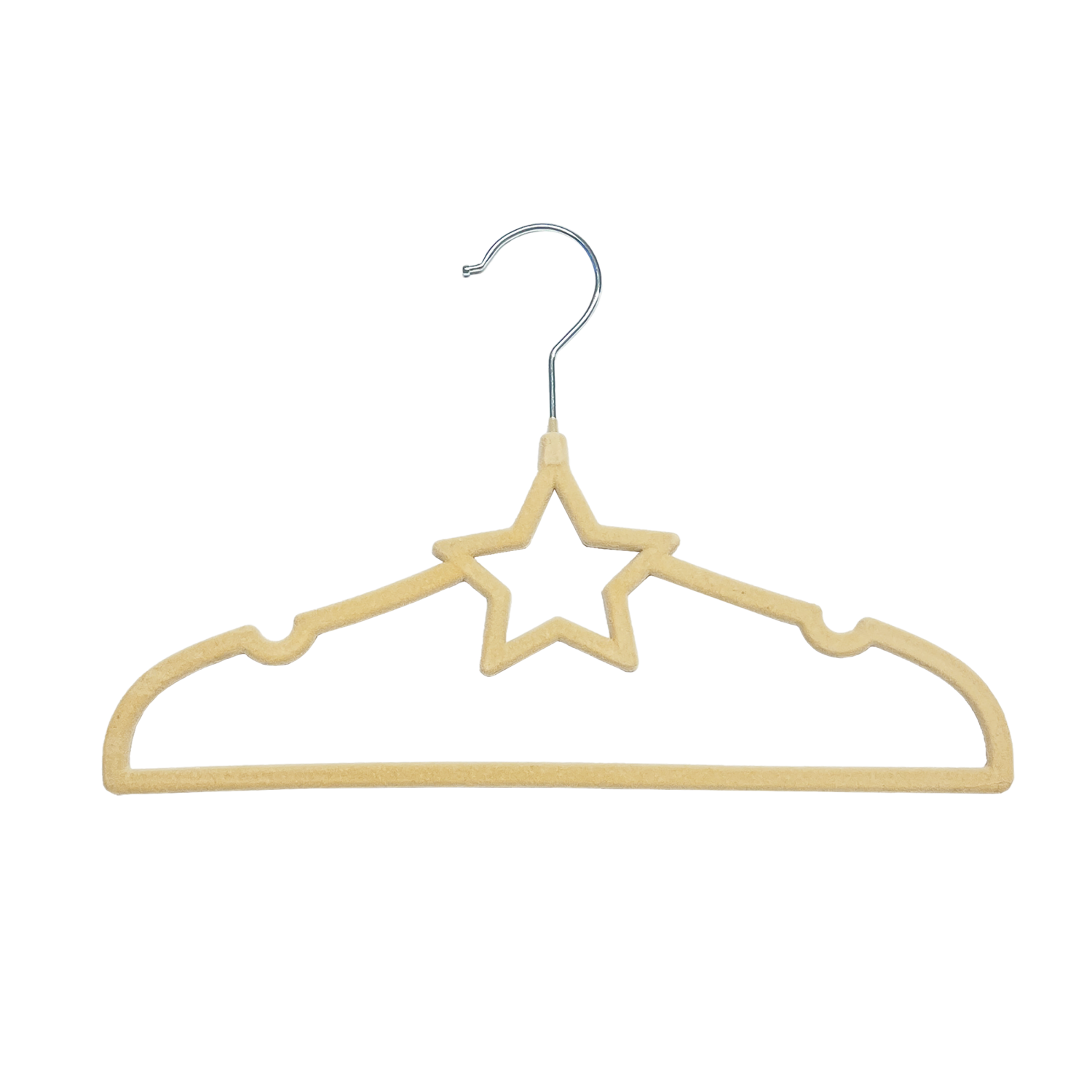 slide 1 of 1, YELLOW VELVET STAR - 10 pack, 10 ct