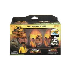 Jurassic World Captivz Slime Egg 3Pk