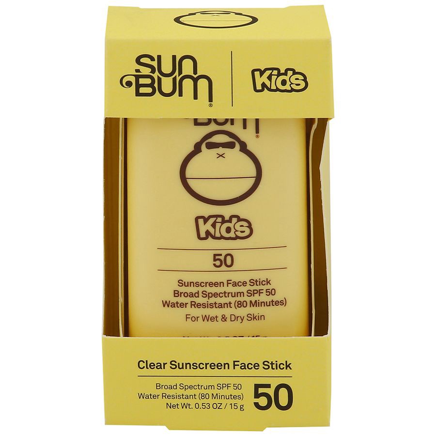 slide 5 of 5, Sun Bum Kids Broad Spectrum SPF 50 Clear Sunscreen Face Stick 0.53 oz, 0.53 oz