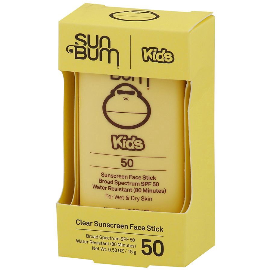 slide 4 of 5, Sun Bum Kids Broad Spectrum SPF 50 Clear Sunscreen Face Stick 0.53 oz, 0.53 oz