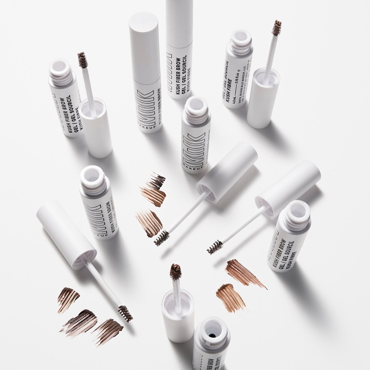 slide 4 of 7, MILK MAKEUP KUSH Fiber Eyebrow Gel Cypher, 0.15 oz/ 4.5 ml