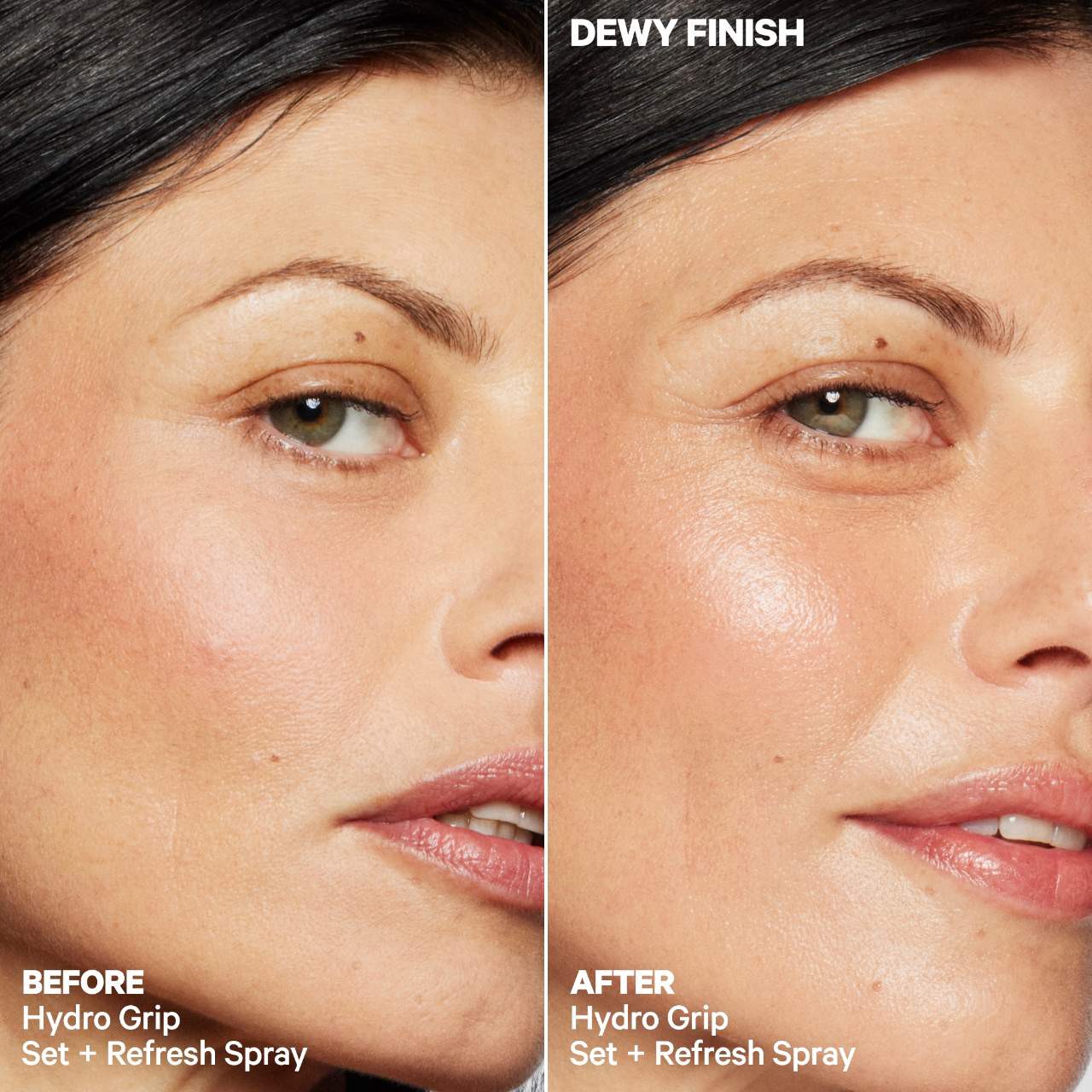 slide 4 of 9, MILK MAKEUP Mini Hydro Grip Dewy Long-Lasting Setting Spray With Hyaluronic Acid + Niacinamide 1.69 / 50 mL, 