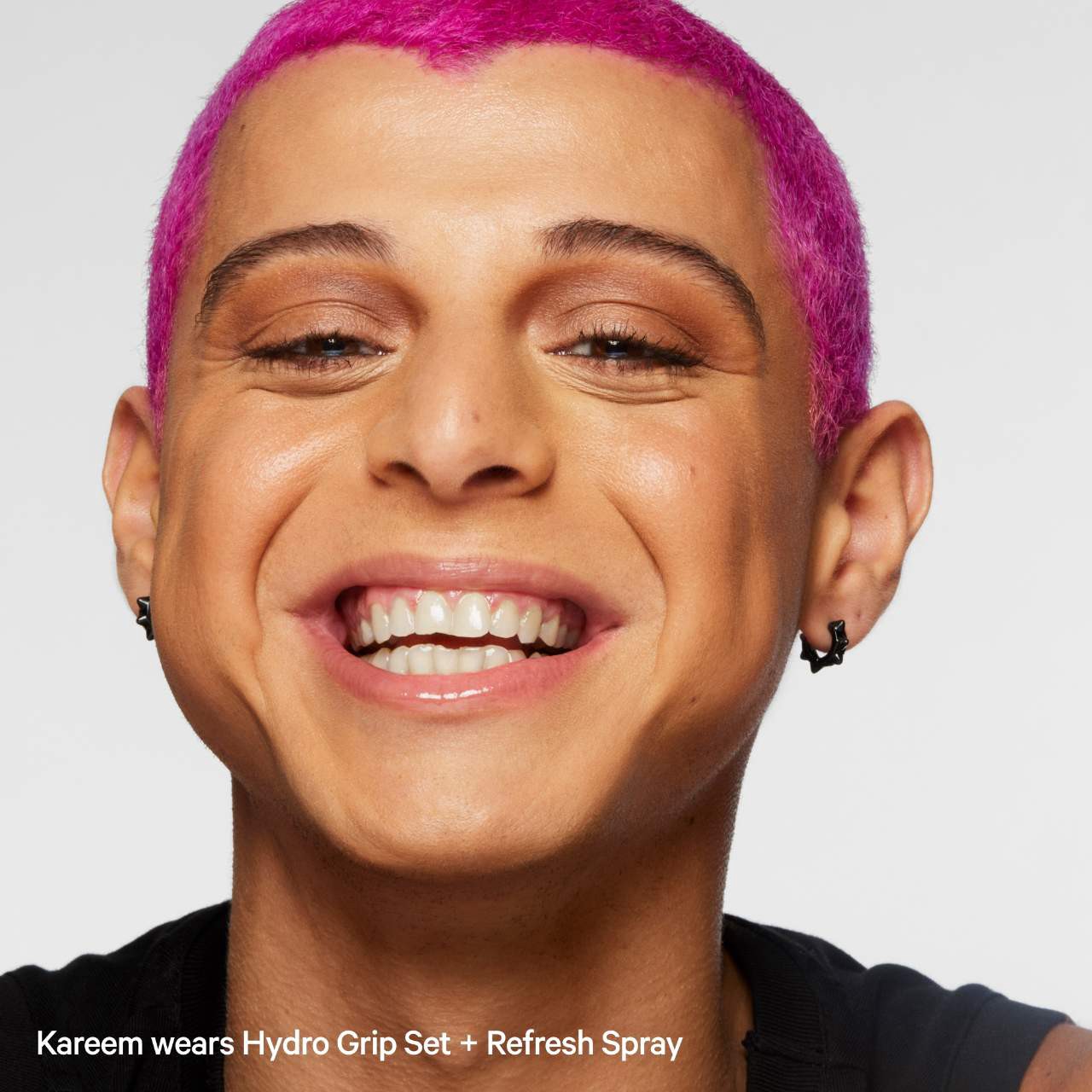 slide 3 of 9, MILK MAKEUP Mini Hydro Grip Dewy Long-Lasting Setting Spray With Hyaluronic Acid + Niacinamide 1.69 / 50 mL, 