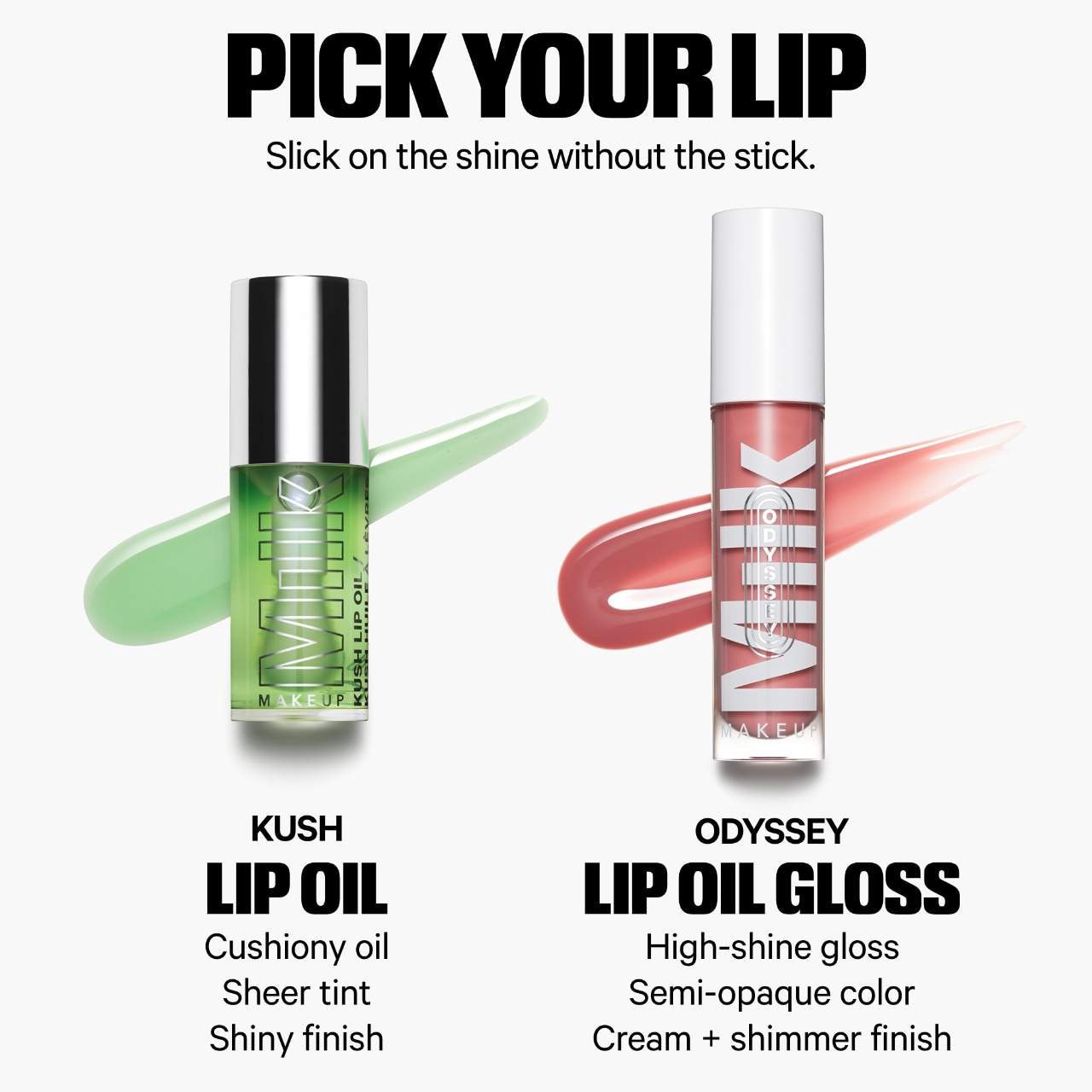 slide 8 of 8, MILK MAKEUP KUSH Hydrating Sheer Lip Oil, 