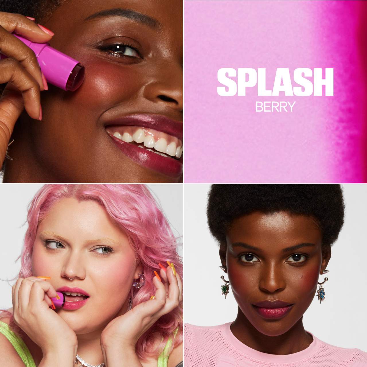 slide 2 of 10, MILK MAKEUP Cooling Water Jelly Tint Lip + Cheek Blush Stain Splash, 