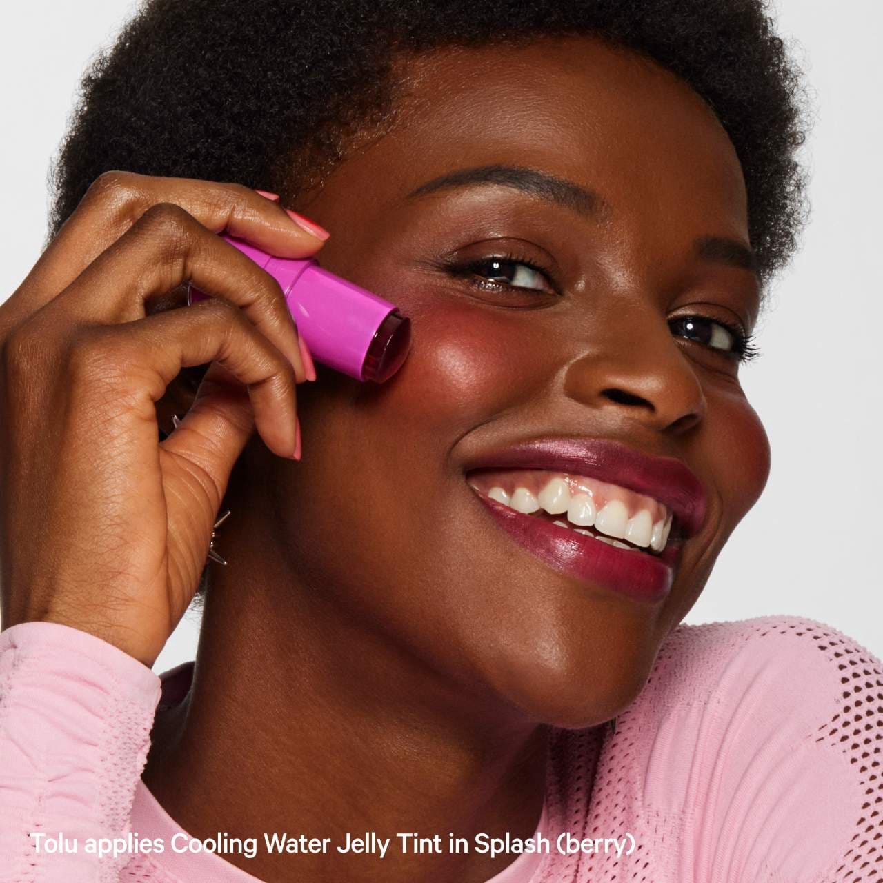 slide 4 of 10, MILK MAKEUP Cooling Water Jelly Tint Lip + Cheek Blush Stain Splash, 