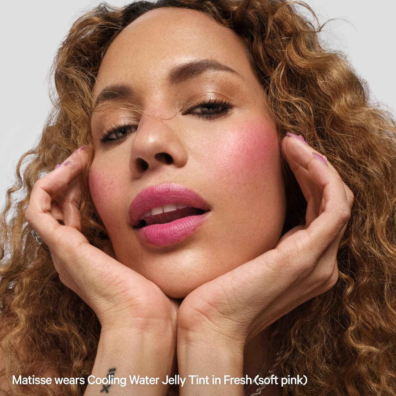 slide 3 of 10, MILK MAKEUP Cooling Water Jelly Tint Lip + Cheek Blush Stain Fresh, 