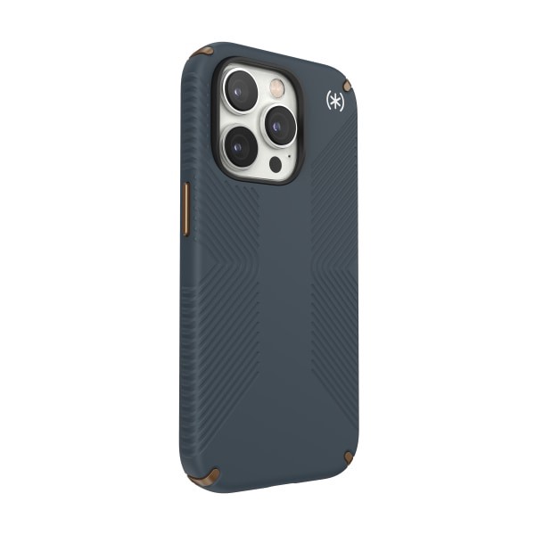 slide 6 of 10, Speck Presidio 2 Grip Magsafe Case For Iphone 14 Pro, Charcoal, 150146-3068, 1 ct