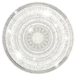 PopSockets PopGrip Cell Phone Grip & Stand - Clear Silver Glitter