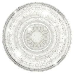 PopSockets PopGrip Cell Phone Grip & Stand - Clear Silver Glitter