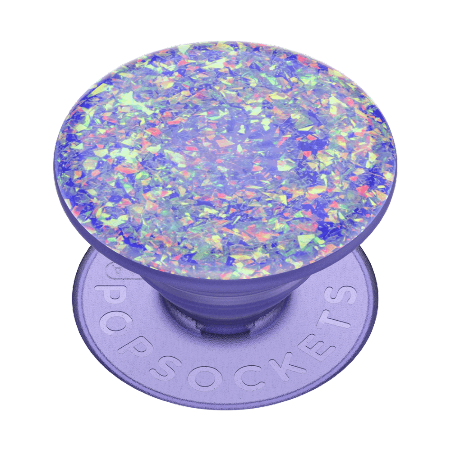 slide 2 of 3, PopSockets Grip Iridescent Confetti, 1 ct