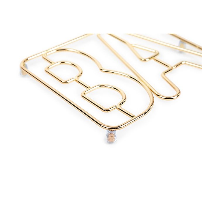 slide 2 of 2, Core Kitchen Metal Trivet - Gold, 1 ct